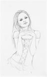 jeune fille corset