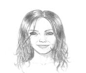 Jeune fille sourire